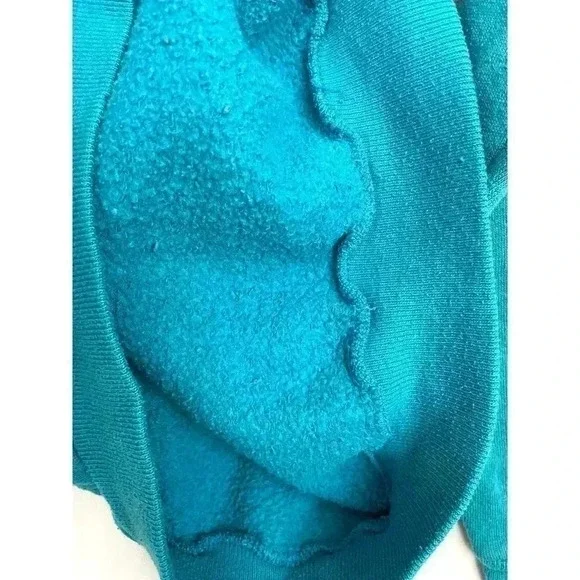 VTG Jerzees‎ Kids Sweatshirt SHOCK WAVES LARGE Russell - Picture 7 of 7